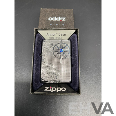 ZIPPO Armour Case Luxry Wavas Lighter with Swarowski Crystal
