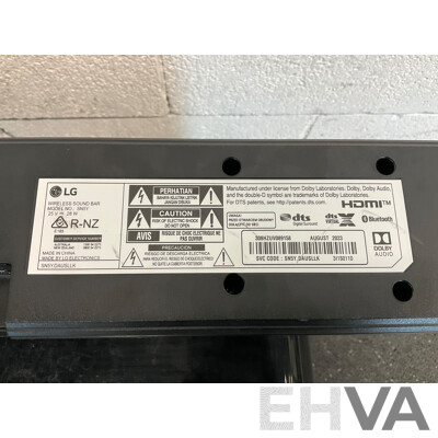LG Wireless Sound Bar (SN5Y) and SONOS SUB - Lot of 2