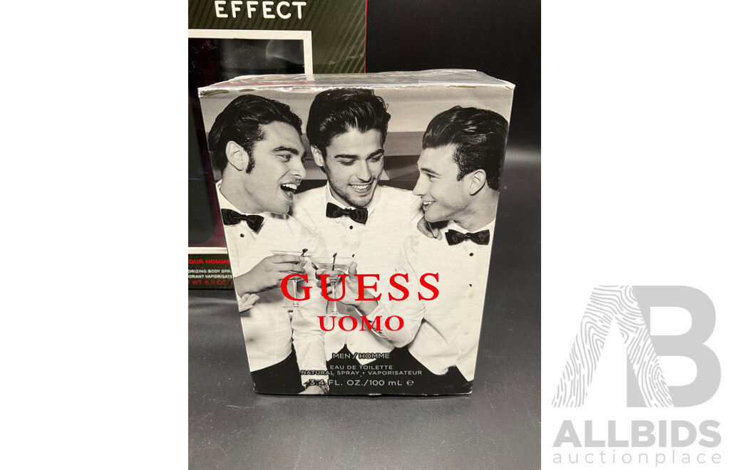 GUESS UOMO 100ml Eau De Toilette, GUESS  Effect  Eau De Toilette Gift Set - Lot of 2