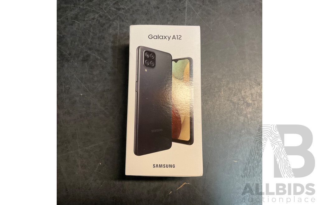 SAMSUNG Galaxy A12 Smart Phone - Black -128GB