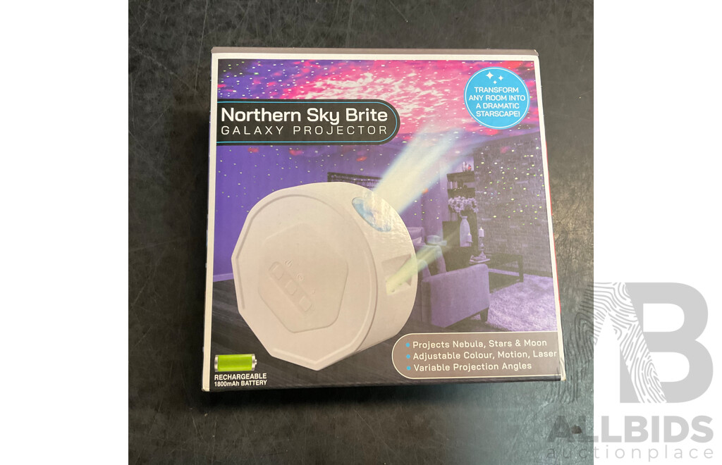 Northern Sky Brite Galaxy Projector & Lamicall 2 in 1 Car Phone Mount - Lot of 2