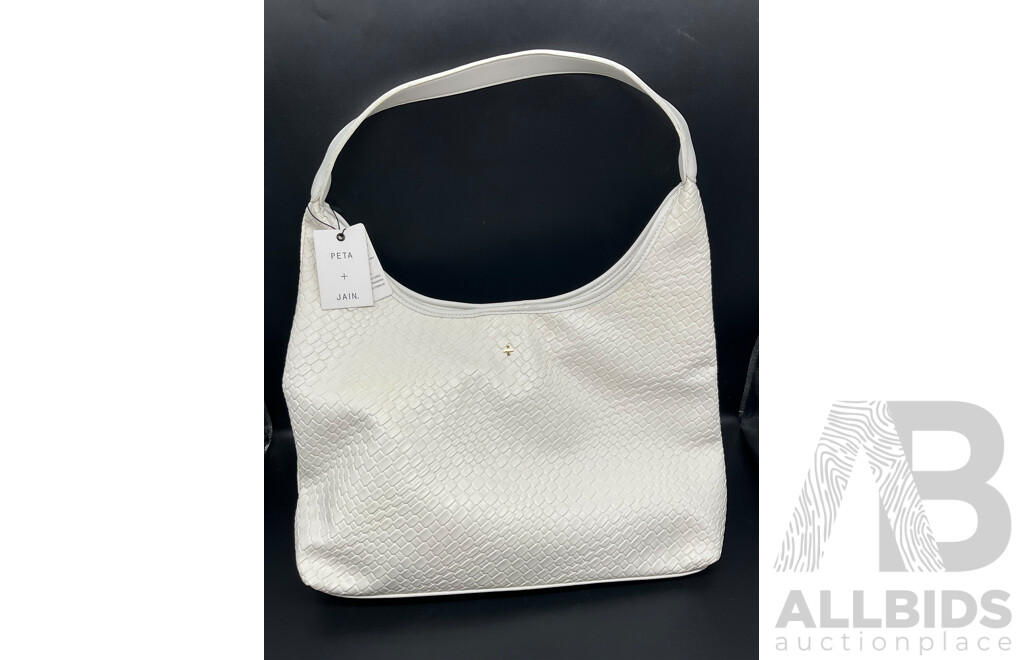PETA + JAIN Handbag, Nicole Miller Hand Cream Collection and Laggia De Tessitori Top  - Lot of 3