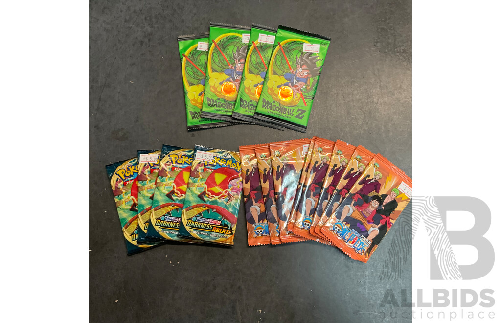 Pokémon Deluxe Battle Game Card Sets & Battle Deck Packs & One Piece Packs & Dragonball Z Packs