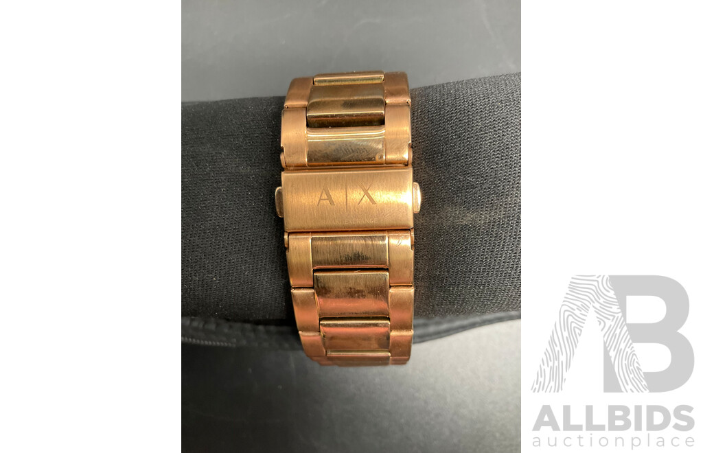 Three-hand Movement Watch with Date Display Branded ARMANI EXCHANGE