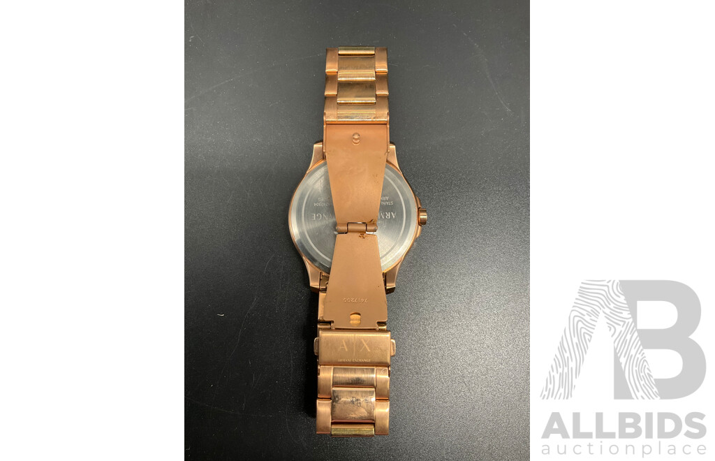 Three-hand Movement Watch with Date Display Branded ARMANI EXCHANGE