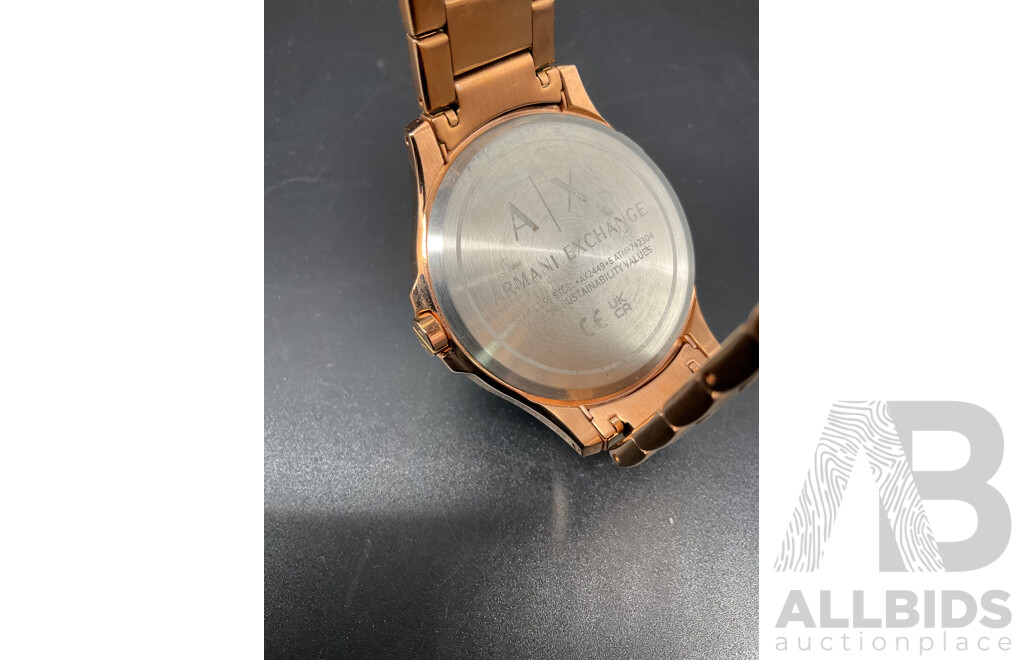 Three-hand Movement Watch with Date Display Branded ARMANI EXCHANGE