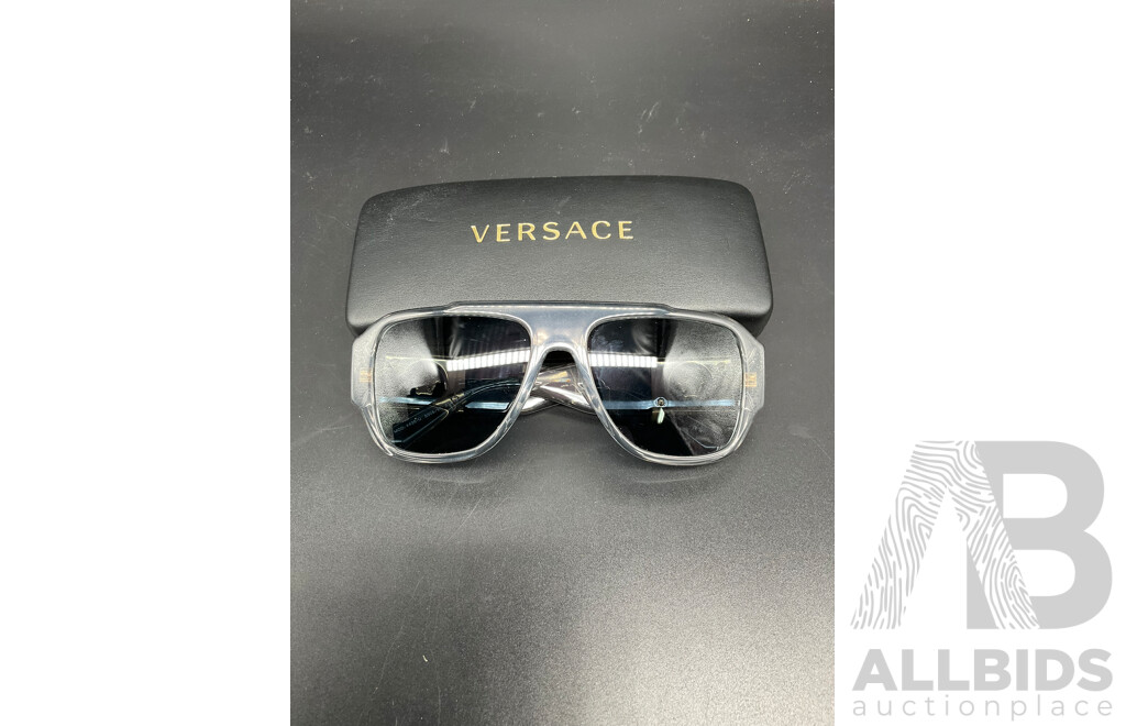 Sunglasses Transparent Branded VERSACE