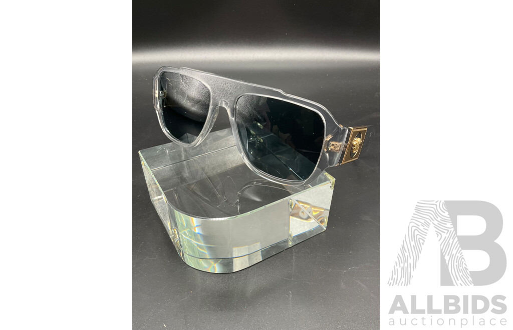 Sunglasses Transparent Branded VERSACE