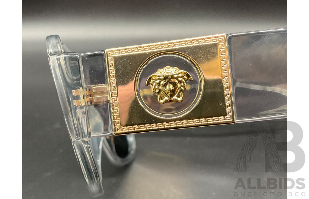 Sunglasses Transparent Branded VERSACE