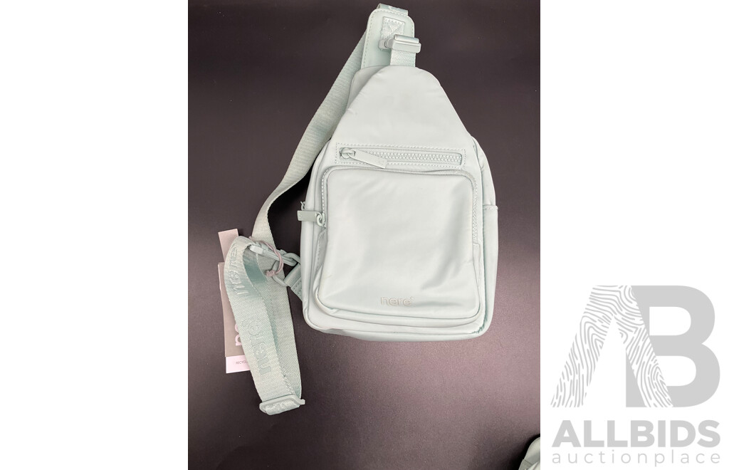 NERE Sling Backpack and Crossbody Bag, COTTON on Shorts - Lot of 3