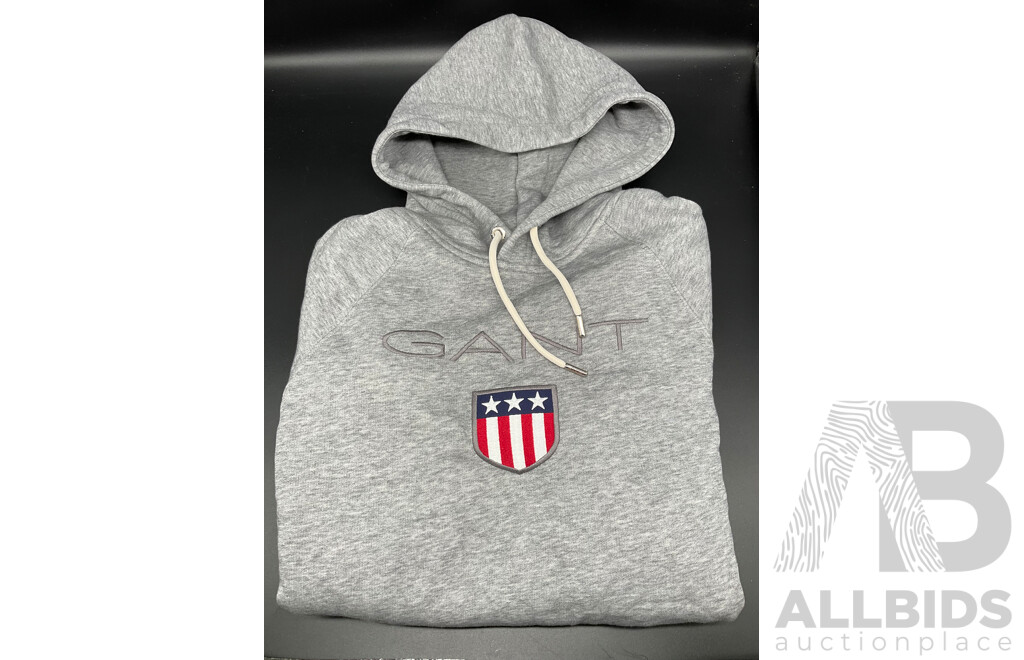 GANT Shield Grey  Men's Hoodie Size M - ORP $ 249