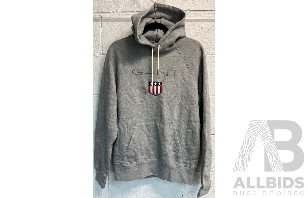 GANT Shield Grey  Men's Hoodie Size M - ORP $ 249