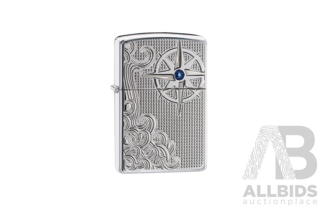 ZIPPO Armour Case Luxry Wavas Lighter with Swarowski Crystal