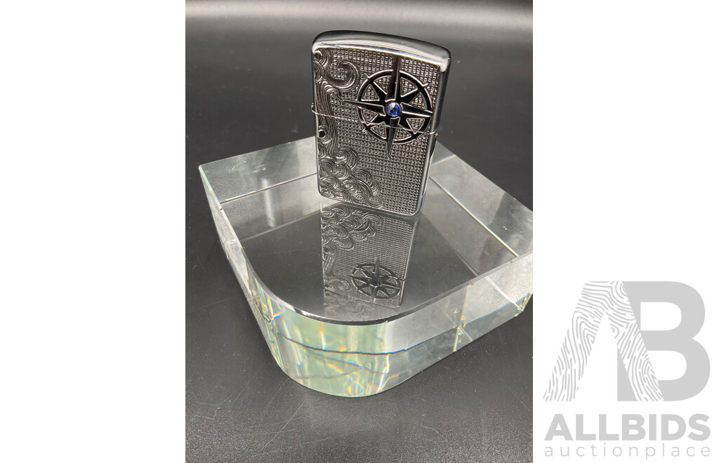 ZIPPO Armour Case Luxry Wavas Lighter with Swarowski Crystal