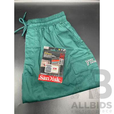 SanDisk 256GB and Fila Shorts  - Lot of 2