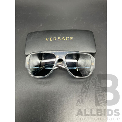 Sunglasses Transparent Branded VERSACE