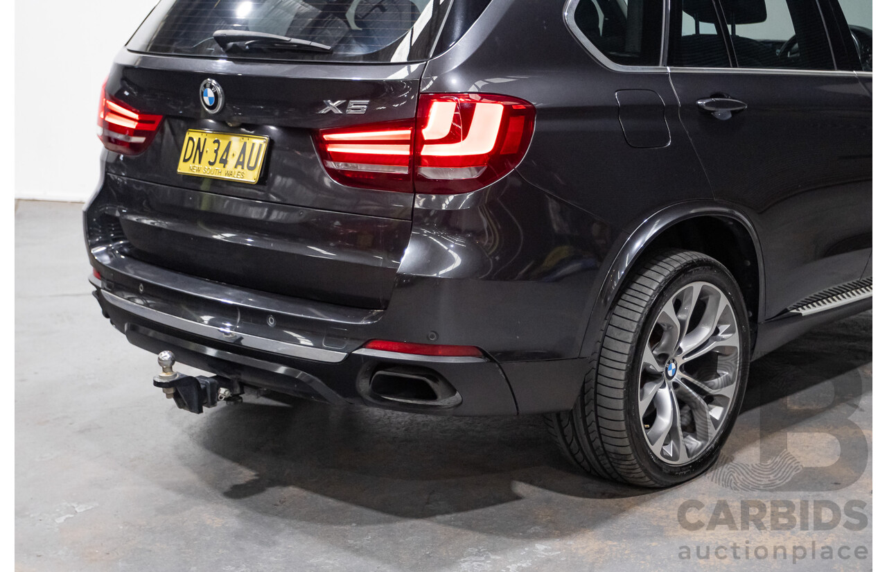 4/2014 BMW X5 Xdrive 40D F15 MY14 4d Wagon Sophisto Grey Metallic Twin Turbo Diesel 3.0L