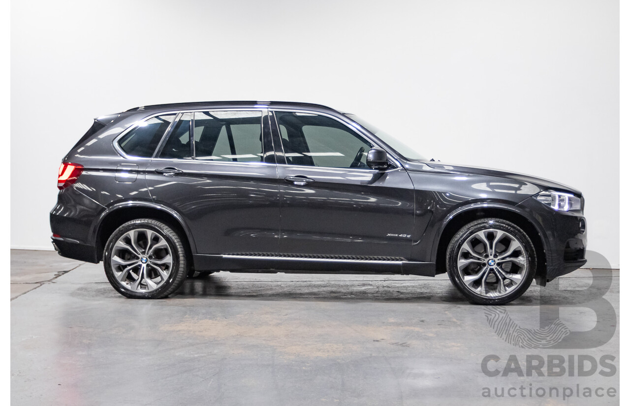 4/2014 BMW X5 Xdrive 40D F15 MY14 4d Wagon Sophisto Grey Metallic Twin Turbo Diesel 3.0L