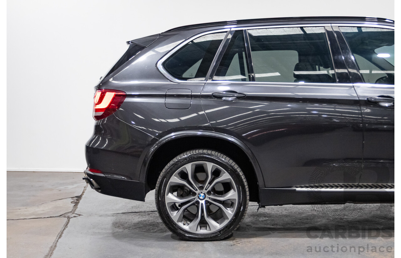 4/2014 BMW X5 Xdrive 40D F15 MY14 4d Wagon Sophisto Grey Metallic Twin Turbo Diesel 3.0L