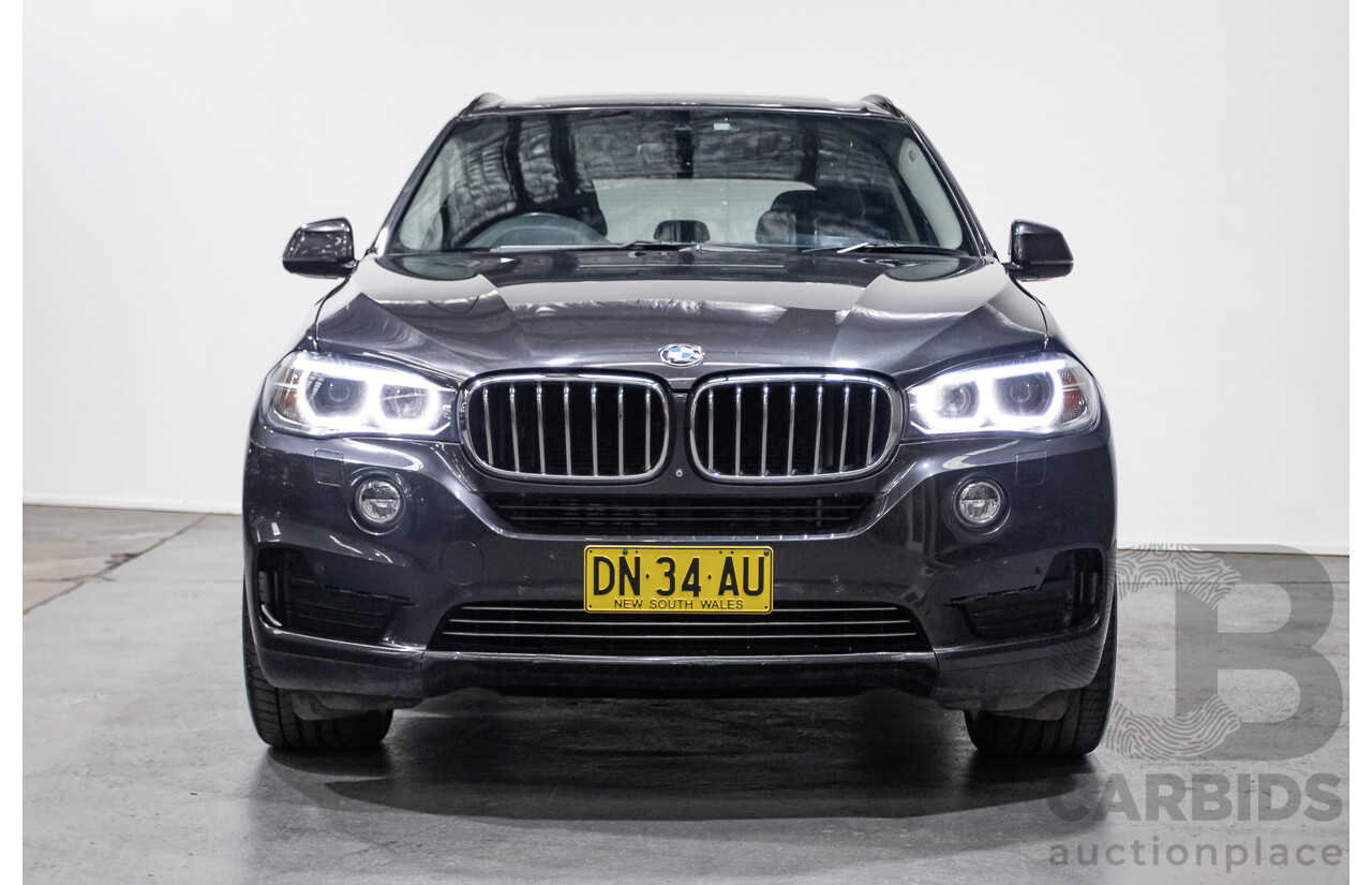 4/2014 BMW X5 Xdrive 40D F15 MY14 4d Wagon Sophisto Grey Metallic Twin Turbo Diesel 3.0L