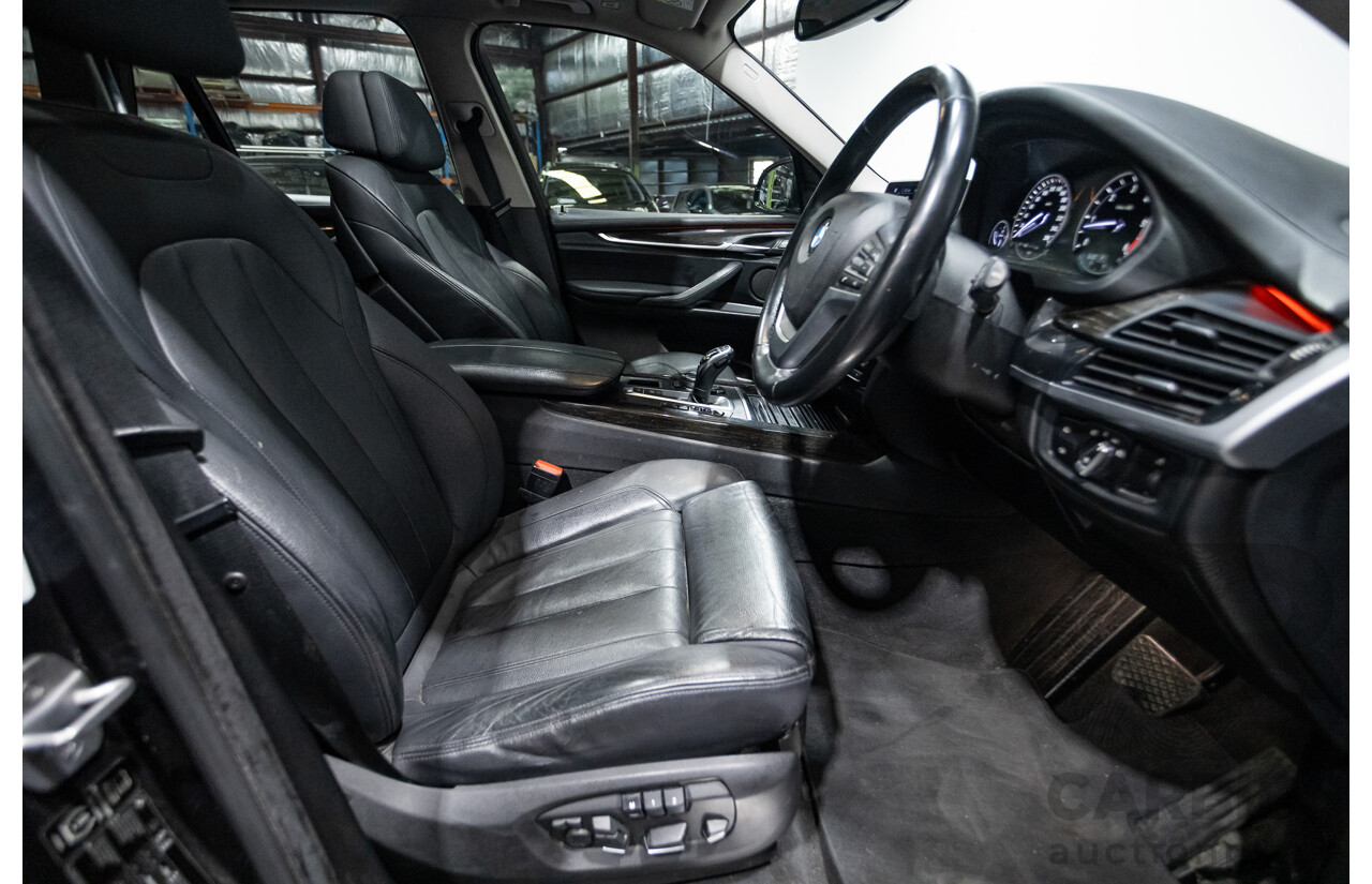 4/2014 BMW X5 Xdrive 40D F15 MY14 4d Wagon Sophisto Grey Metallic Twin Turbo Diesel 3.0L