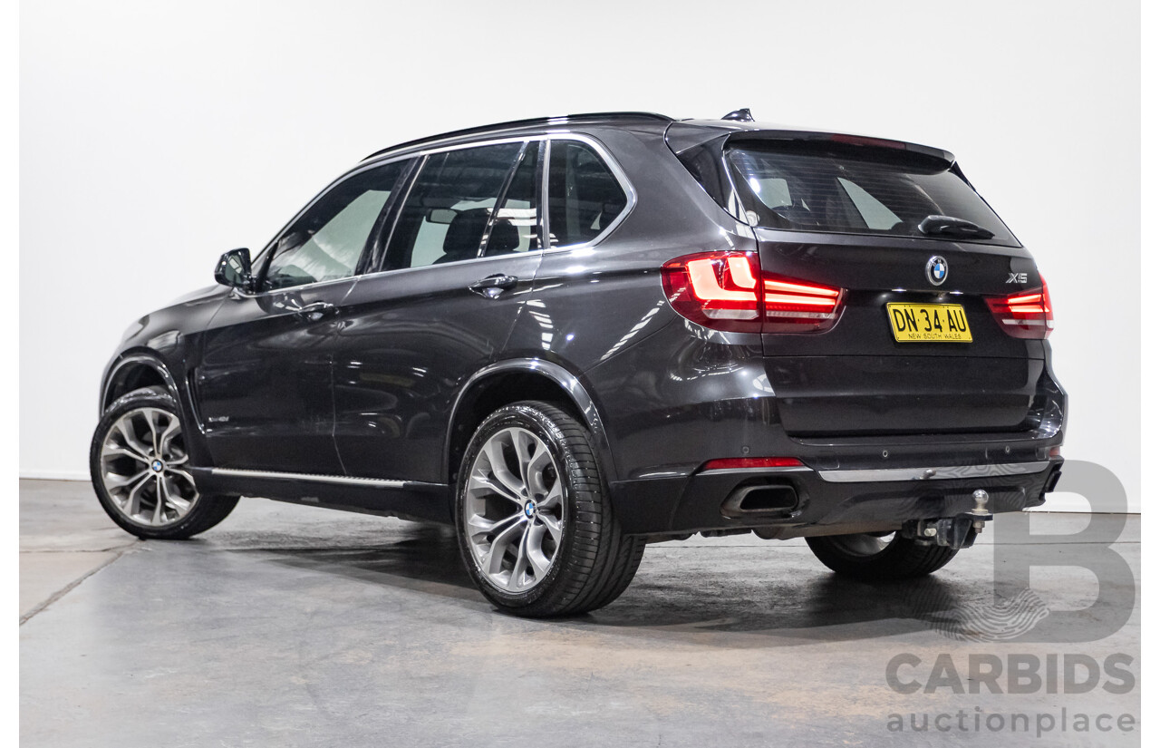 4/2014 BMW X5 Xdrive 40D F15 MY14 4d Wagon Sophisto Grey Metallic Twin Turbo Diesel 3.0L