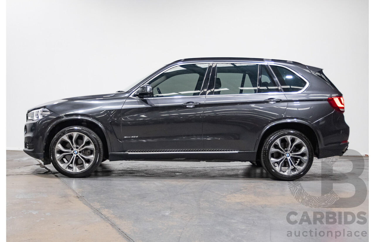 4/2014 BMW X5 Xdrive 40D F15 MY14 4d Wagon Sophisto Grey Metallic Twin Turbo Diesel 3.0L