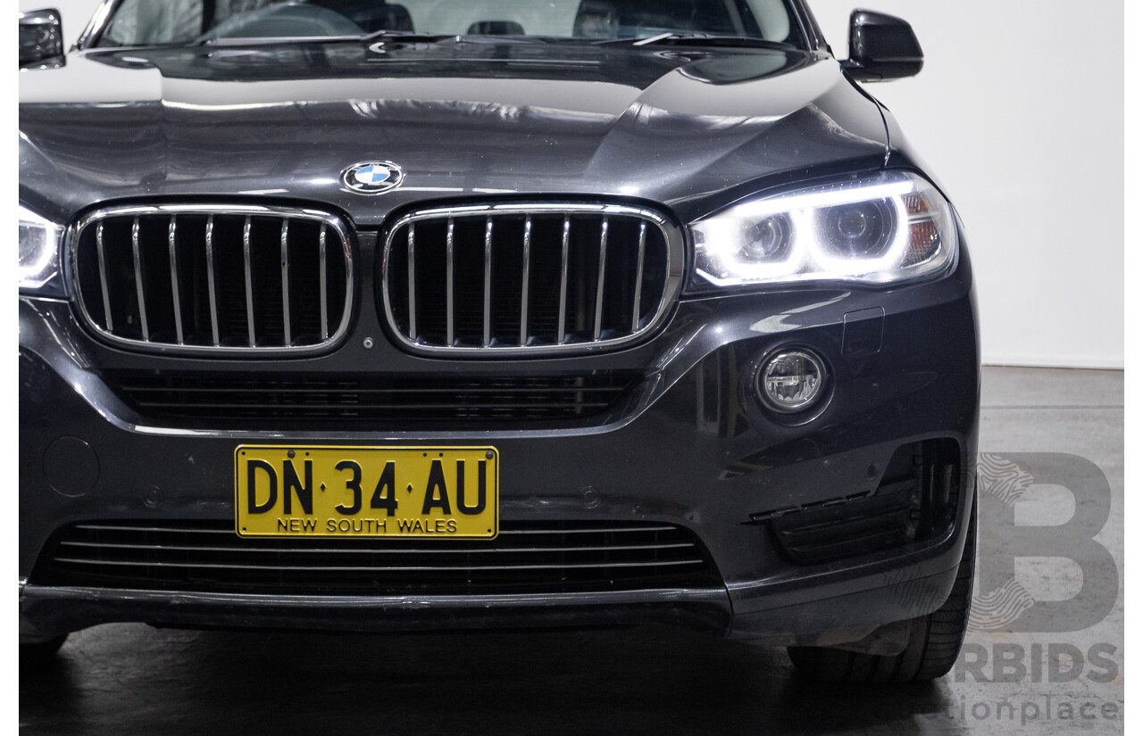 4/2014 BMW X5 Xdrive 40D F15 MY14 4d Wagon Sophisto Grey Metallic Twin Turbo Diesel 3.0L