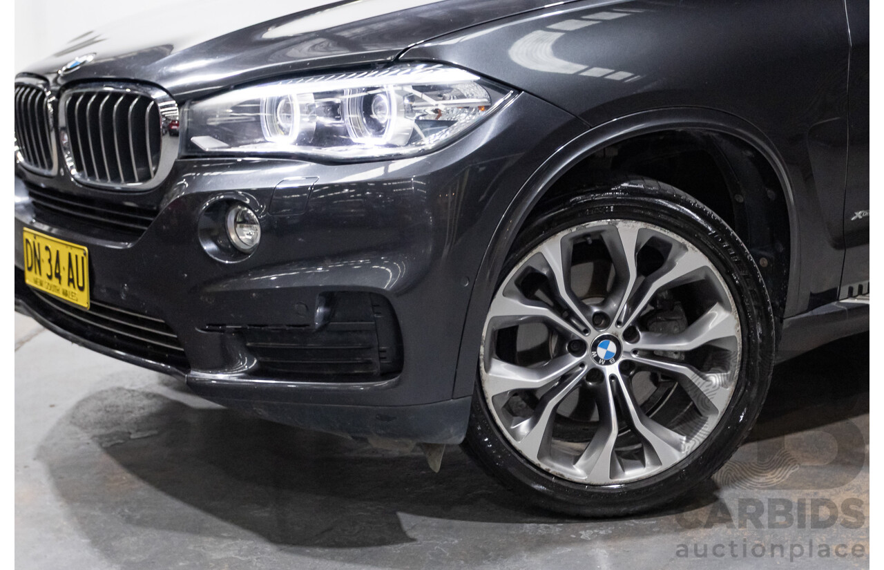 4/2014 BMW X5 Xdrive 40D F15 MY14 4d Wagon Sophisto Grey Metallic Twin Turbo Diesel 3.0L