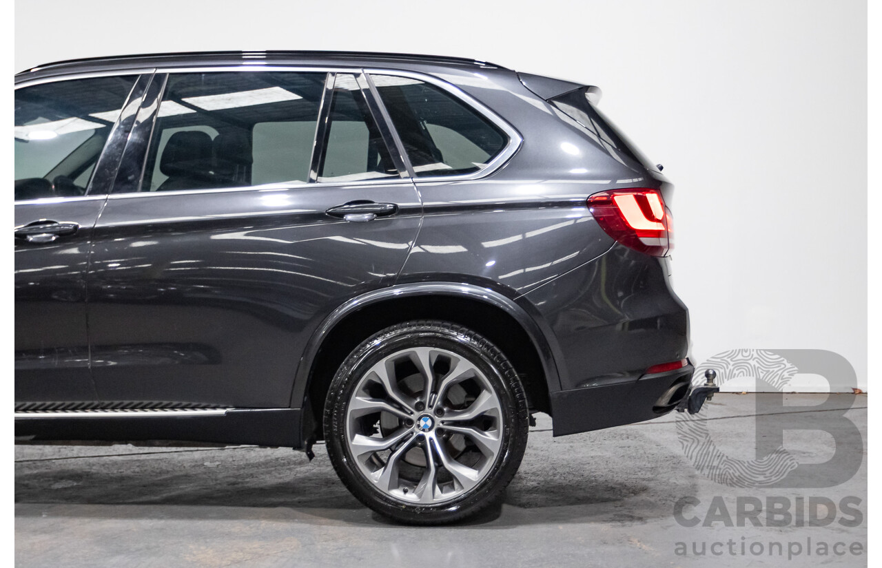 4/2014 BMW X5 Xdrive 40D F15 MY14 4d Wagon Sophisto Grey Metallic Twin Turbo Diesel 3.0L