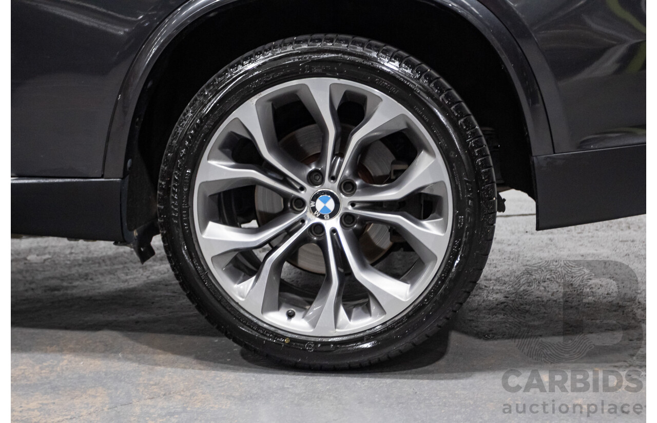 4/2014 BMW X5 Xdrive 40D F15 MY14 4d Wagon Sophisto Grey Metallic Twin Turbo Diesel 3.0L