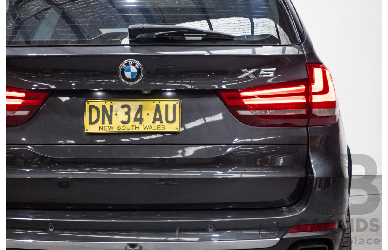 4/2014 BMW X5 Xdrive 40D F15 MY14 4d Wagon Sophisto Grey Metallic Twin Turbo Diesel 3.0L