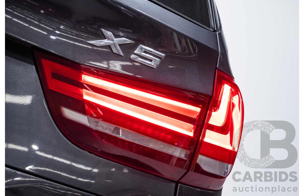 4/2014 BMW X5 Xdrive 40D F15 MY14 4d Wagon Sophisto Grey Metallic Twin Turbo Diesel 3.0L