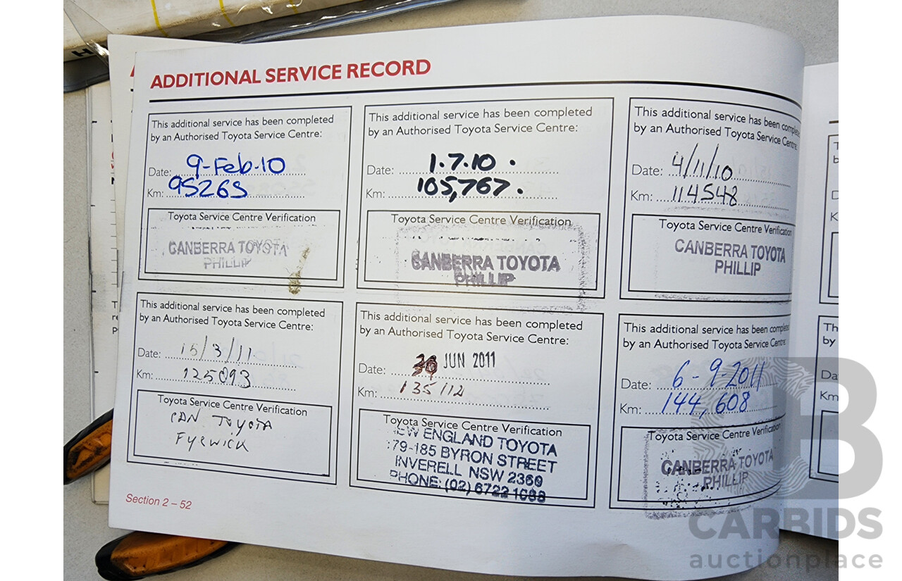 4/2005 Toyota Hilux SR5 (4x4) GGN25R Dual Cab P/Up Silver 4.0L