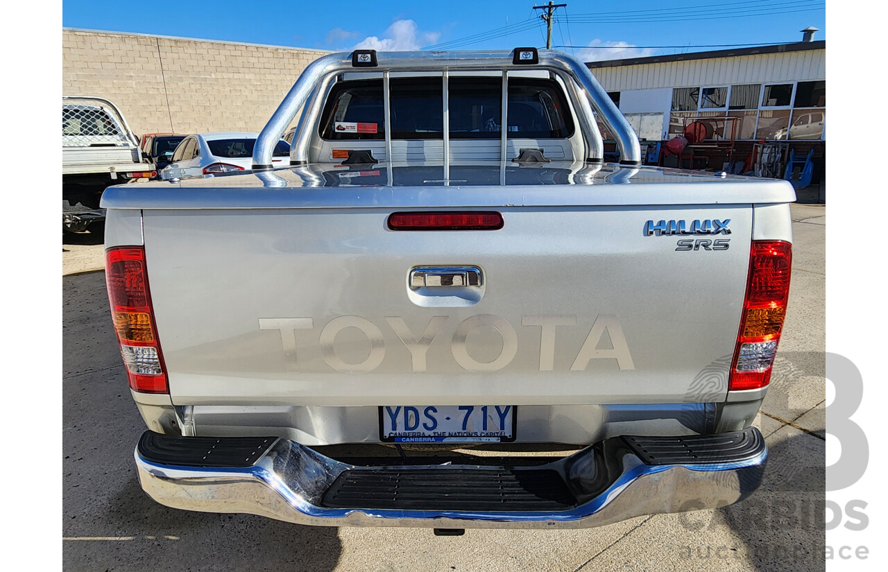 4/2005 Toyota Hilux SR5 (4x4) GGN25R Dual Cab P/Up Silver 4.0L