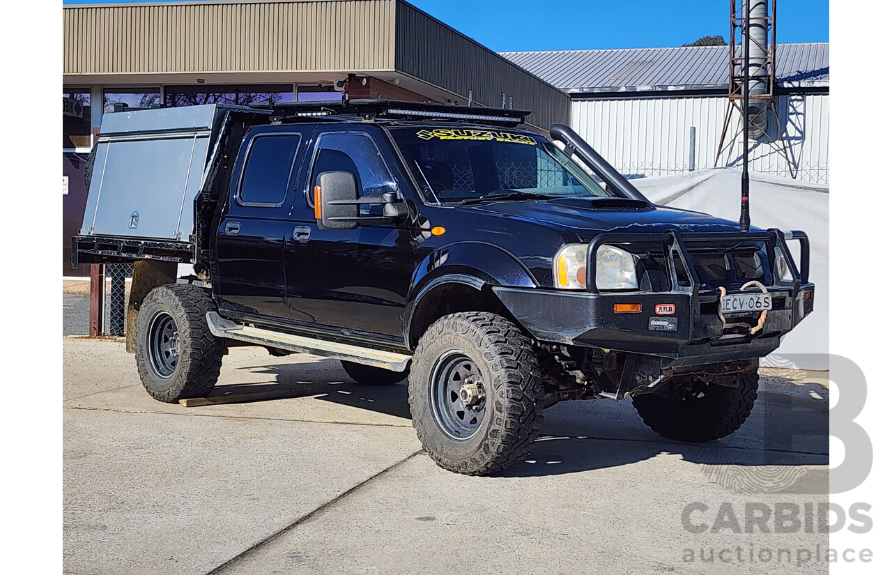 11/2009 Nissan Navara ST-R (4x4) D22 MY08 Dual Cab P/Up Black 2.5L