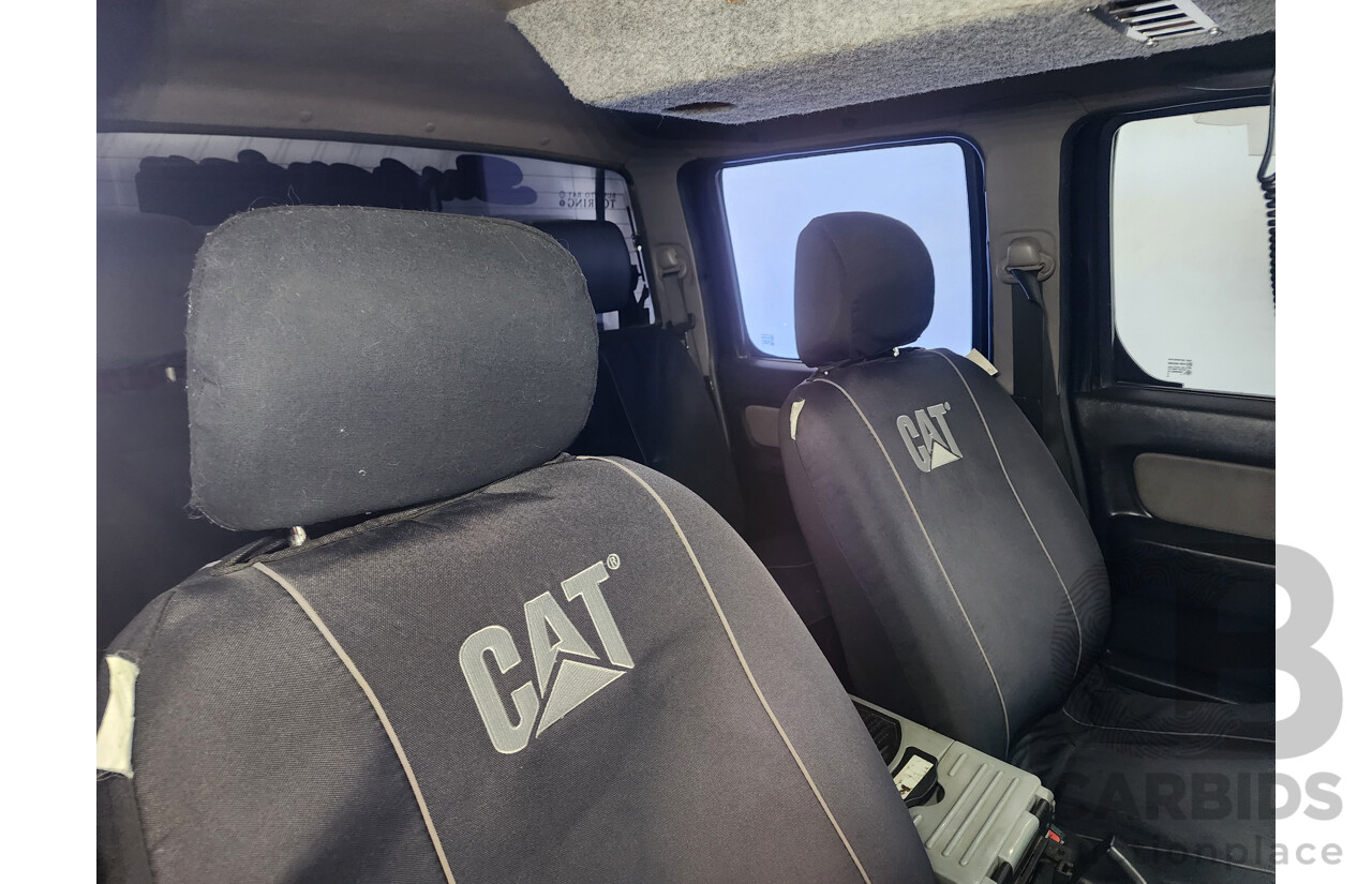 11/2009 Nissan Navara ST-R (4x4) D22 MY08 Dual Cab P/Up Black 2.5L