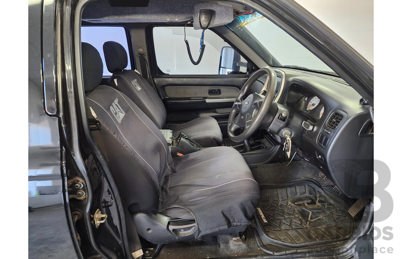11/2009 Nissan Navara ST-R (4x4) D22 MY08 Dual Cab P/Up Black 2.5L