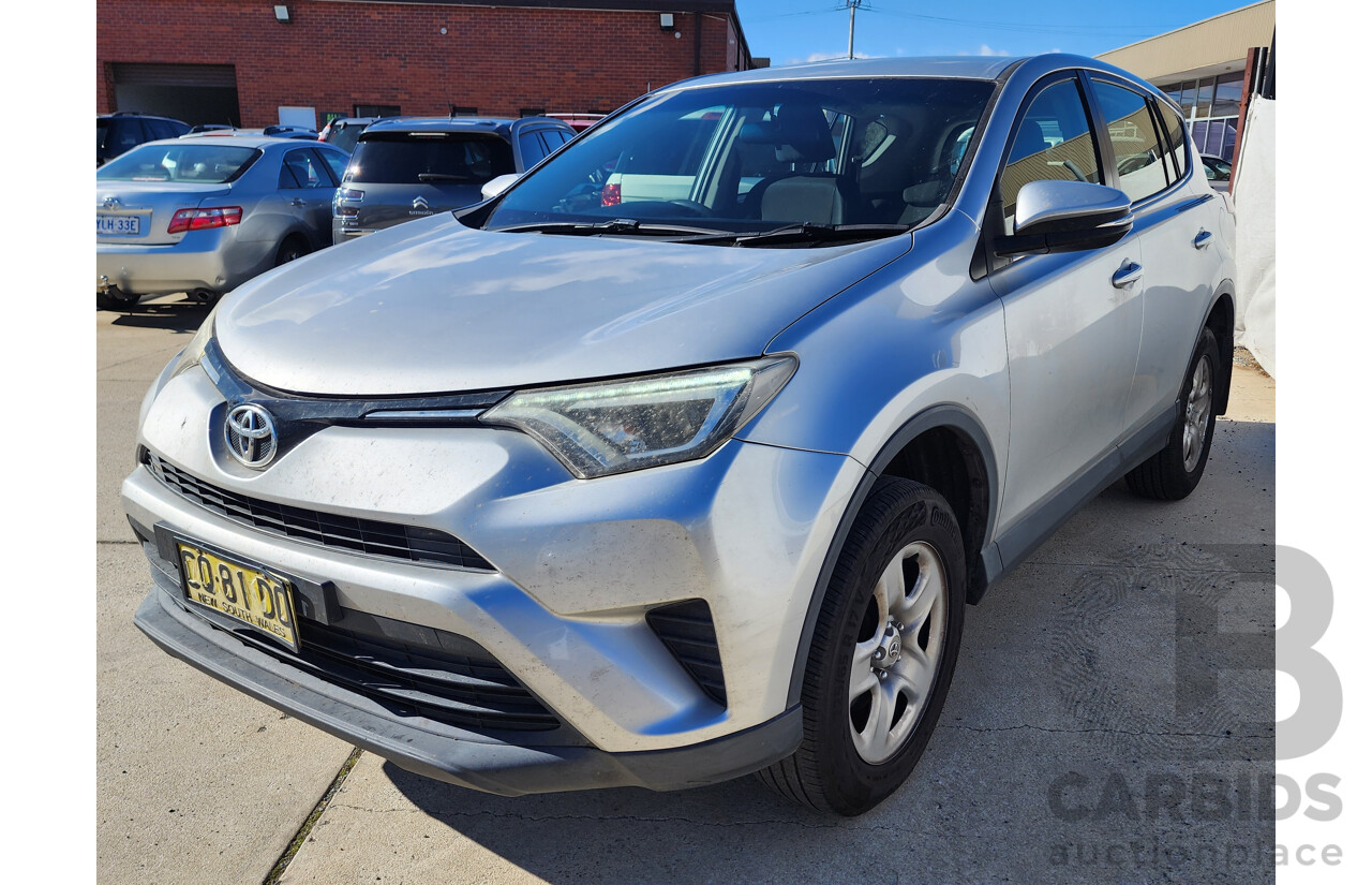 7/2016 Toyota Rav4 GX (4x4) ASA44R MY16 4d Wagon Silver 2.5L