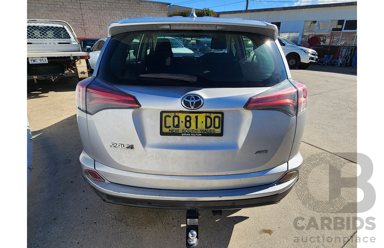 7/2016 Toyota Rav4 GX (4x4) ASA44R MY16 4d Wagon Silver 2.5L