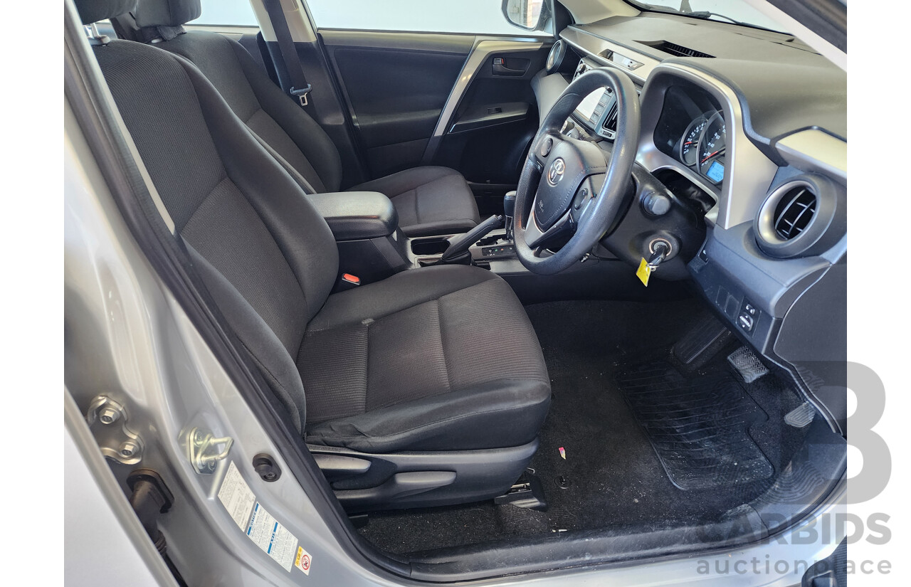 7/2016 Toyota Rav4 GX (4x4) ASA44R MY16 4d Wagon Silver 2.5L