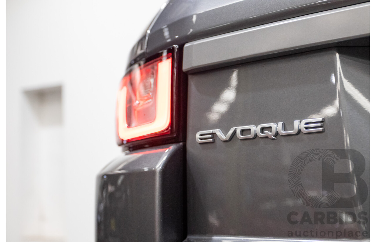 02/2017 Range Rover Evoque Td4 150 SE (AWD) LV MY17 5D Wagon Corris Grey Turbo Diesel 2.0L
