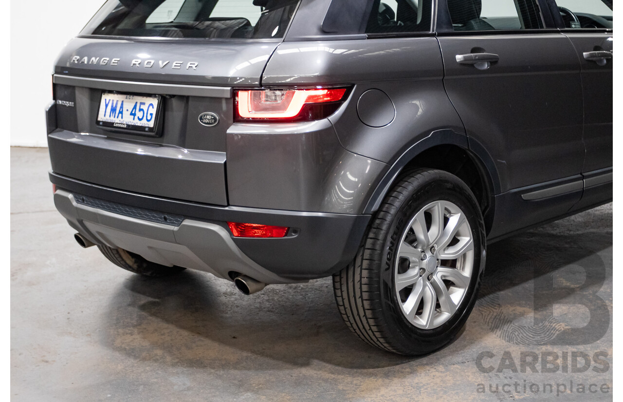 02/2017 Range Rover Evoque Td4 150 SE (AWD) LV MY17 5D Wagon Corris Grey Turbo Diesel 2.0L