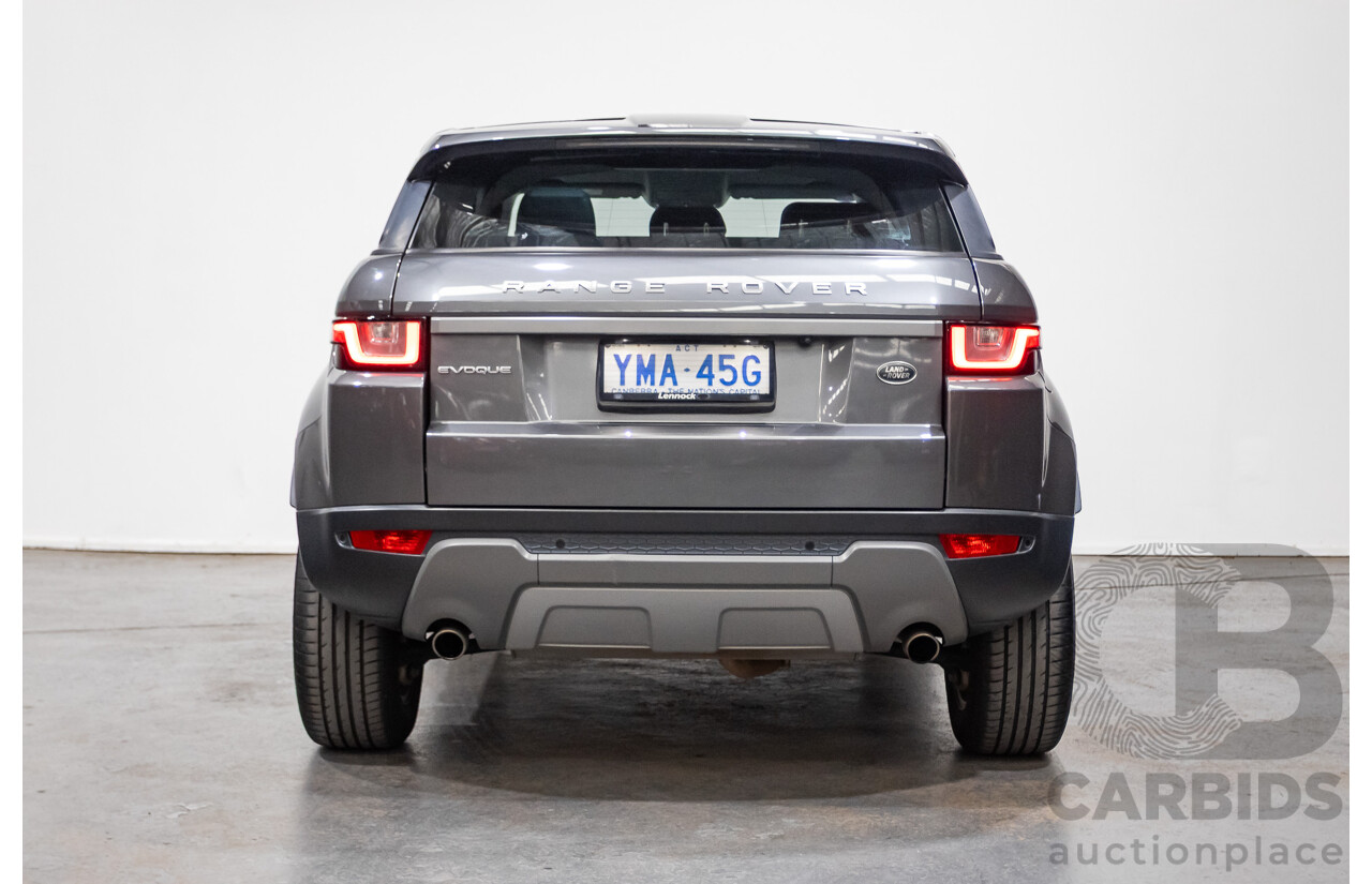 02/2017 Range Rover Evoque Td4 150 SE (AWD) LV MY17 5D Wagon Corris Grey Turbo Diesel 2.0L