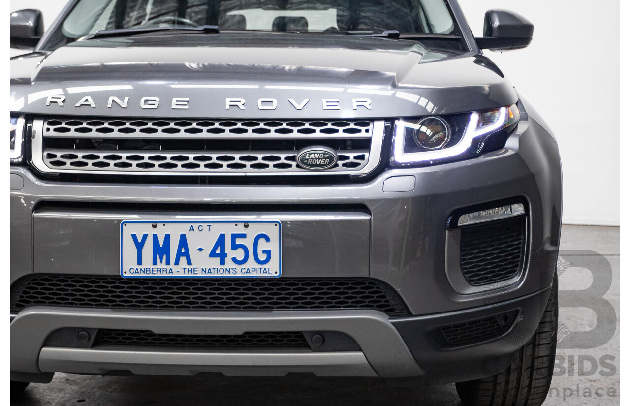 02/2017 Range Rover Evoque Td4 150 SE (AWD) LV MY17 5D Wagon Corris Grey Turbo Diesel 2.0L