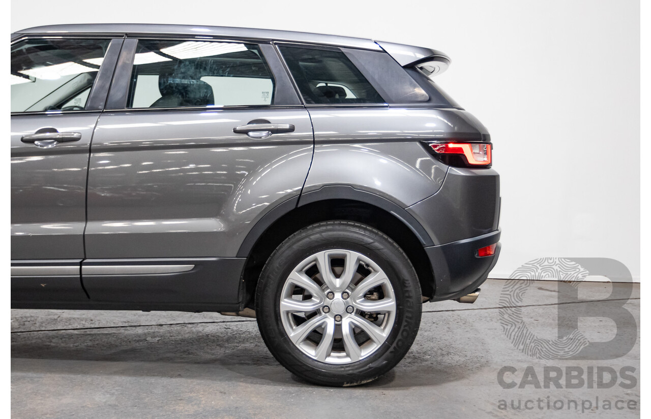 02/2017 Range Rover Evoque Td4 150 SE (AWD) LV MY17 5D Wagon Corris Grey Turbo Diesel 2.0L