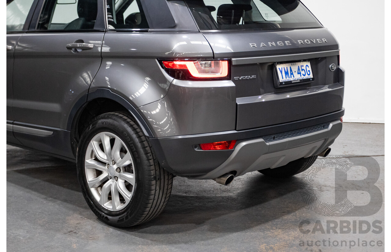 02/2017 Range Rover Evoque Td4 150 SE (AWD) LV MY17 5D Wagon Corris Grey Turbo Diesel 2.0L