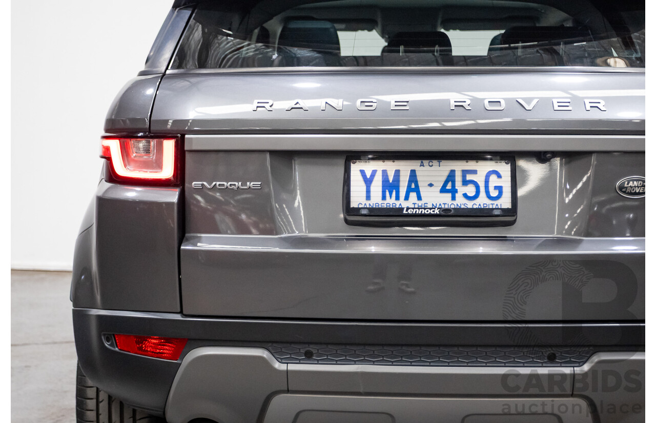 02/2017 Range Rover Evoque Td4 150 SE (AWD) LV MY17 5D Wagon Corris Grey Turbo Diesel 2.0L