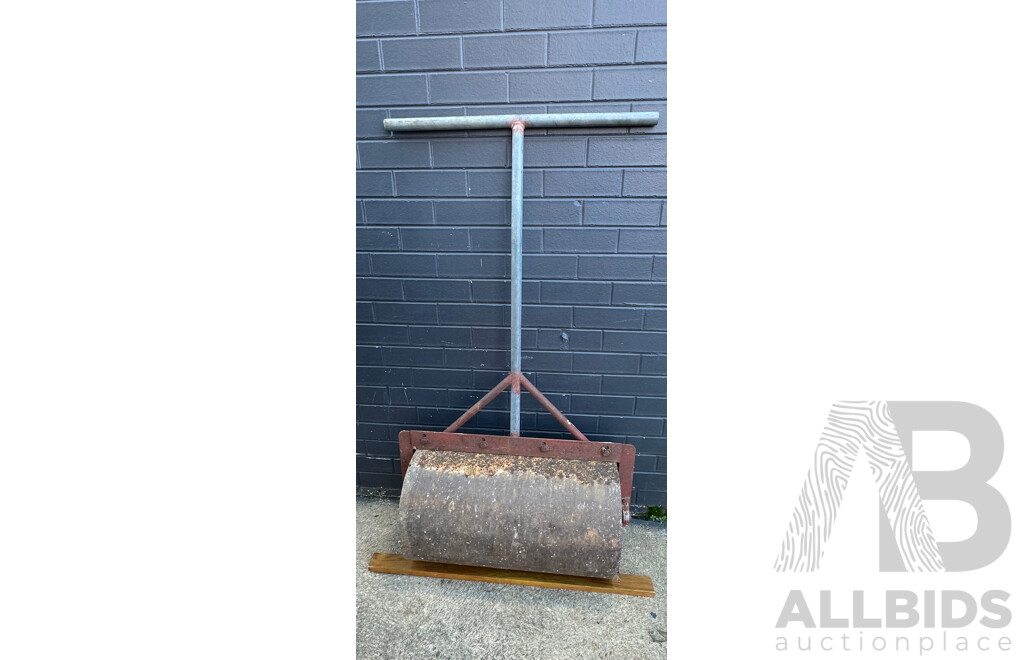Vintage Tennis Court Roller