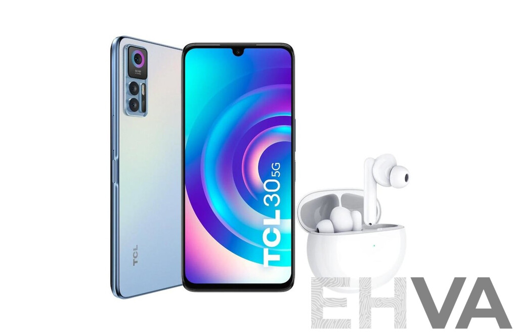 TCL 10501018 30 Smart Phone 5G W/S600 Buds - Blue - ORP $599 - Brand New